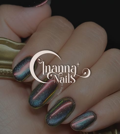 Fotografía profesional de diseño de uñas de autor, efectos y manicura en Inanna Nails Home Studio, Cancún, Quintana Roo.