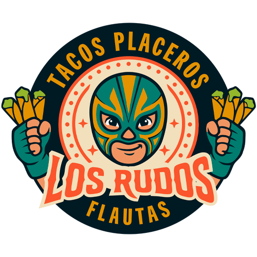 Logotipo Los Rudos, Food Truck de tacos placeros, cliente satisfecho con ZDigital agencia de marketing en Cancún